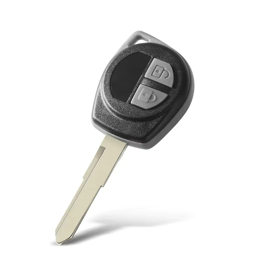 Keyyou Auto Fernbedienung Schlüssel für Suzuki Swift SX4 Alto Vitara Ignis Jimny Splash, 2 Tasten, 433MHz, ID46 Chip FSK, Schwarz, ungeschnittene Klinge - Bild 2