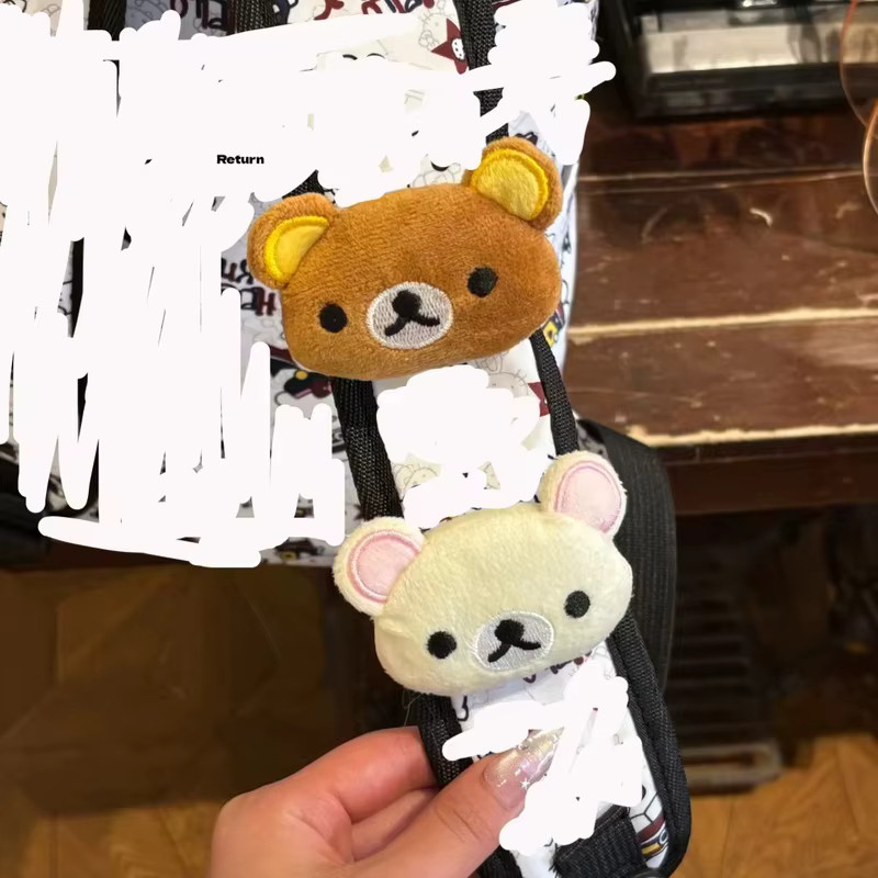 YUMEI Schlüsselanhänger Rilakkuma Plüschbär, Unisex - Bild 3