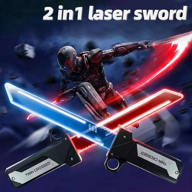 Discover Intime Rotierendes Laserschwert, mit Blink-LED-Leuchten - Bild 1