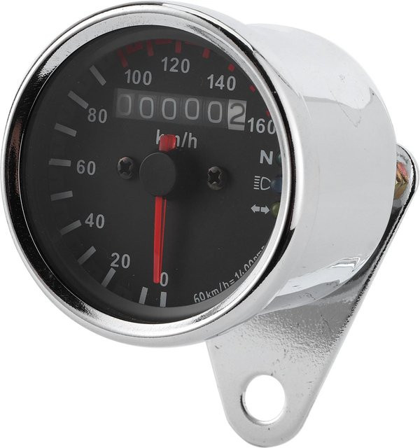 Neoglint 12V Universal Tacho Kilometerzähler mit Hintergrundbeleuchtung für Honda Monkey Dax Mini Trail Z50 J R VTX 1300 1800 750 in Grau - Bild 1