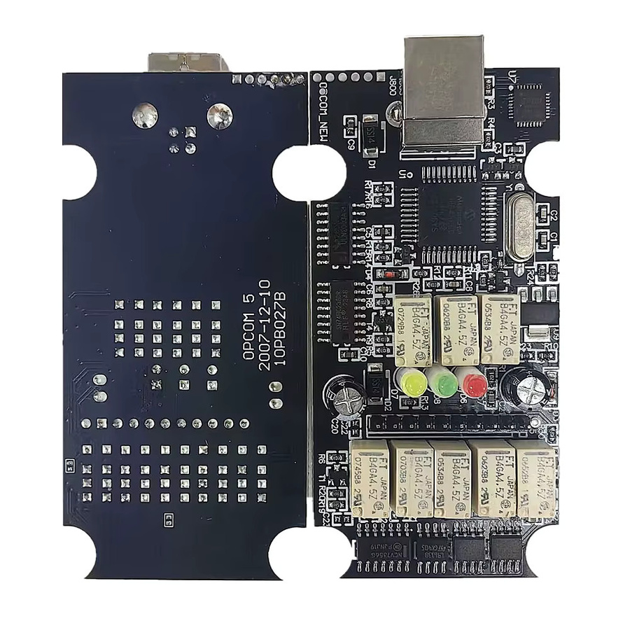OPCOM V1.99 OBD2 CAN-BUS Code-Lesegerät mit FTDI FT232RQ für Opel in Schwarz - Bild 3