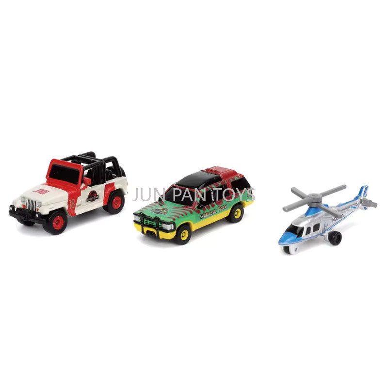 Jada Toys Nano Hollywood Rides Jurassic Park, Druckguss-Autos, 3-teiliges Set, ab 3 Jahren - Bild 4