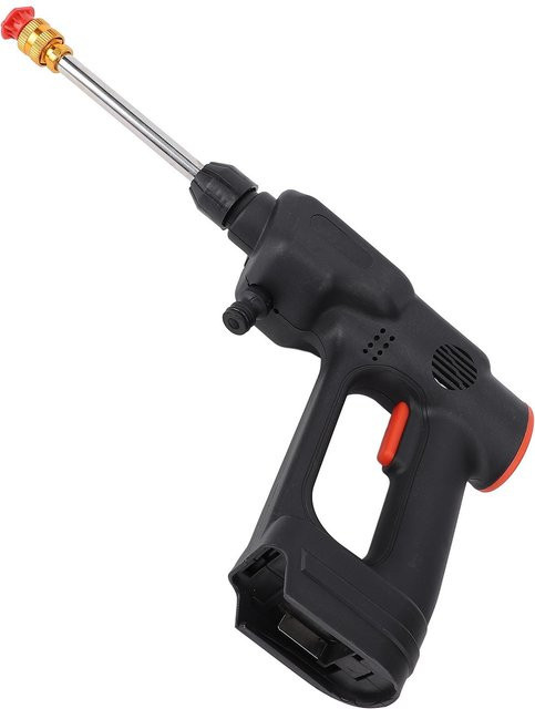 Nensit Akkubetriebener Hochdruckreiniger mit 900PSI und 2.4GPM, Tragbarer Power-Washer mit 6-in-1-Düse und 2x 8888mAh Akkus, Schwarz - Bild 1