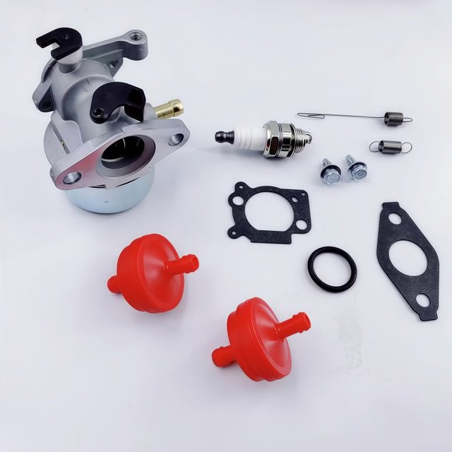 Vergaser 675 190 cc Kit für Briggs & Stratton 6,25 PS und 6,75 PS Schubmäher, Farbe: Silber - Bild 1