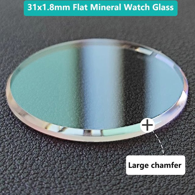 Seiko Uhrenglas Mineralkristall, 31 x 1,8 mm, Unisex - Bild 1