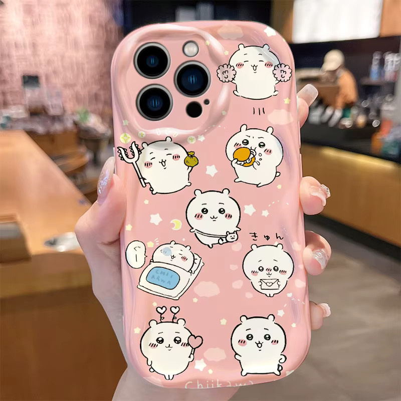 Stoßfeste Schutzhülle mit niedlichem Kaninchen-Chiikawa-Design für iPhone 17 Air 16 15 14 13 12 11 Pro Max Mini und Plus - Bild 2
