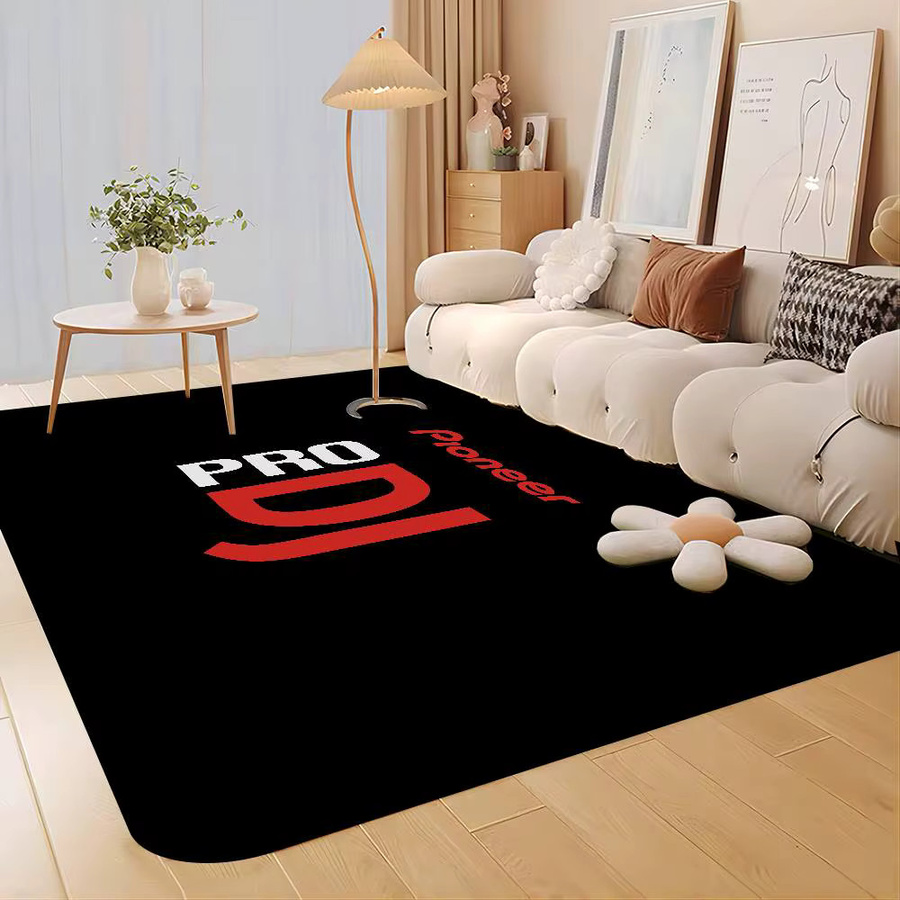 Pioneer Dj Pro Anti-Rutsch-Fußmatte in Schwarz für Kinderzimmer, Schlafzimmer, Wohnzimmer oder Balkon - Bild 5