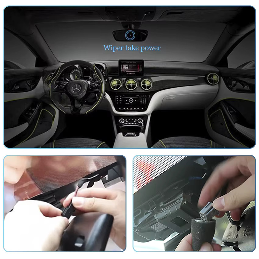 CARBAOHUI Plug & Play Dash Cam 4K UHD Auto Video Recorder DVR mit Nachtsicht in Schwarz für Mercedes Benz A-Klasse W177, CLA W177, C-Klasse W118 und AMG Modelle - Bild 6