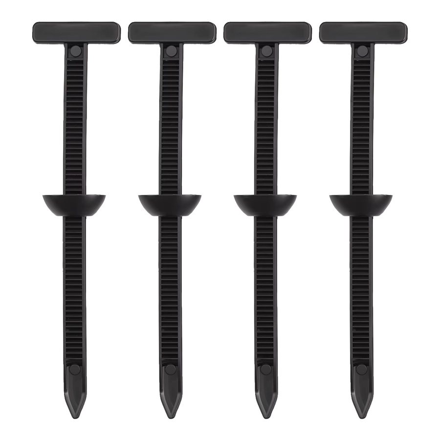 RYSJM Selbstsichernde Nylon-Kabelbinder mit Stift und Knopf in Schwarz für Auto-Reparaturen und Alltagsgebrauch - Bild 4