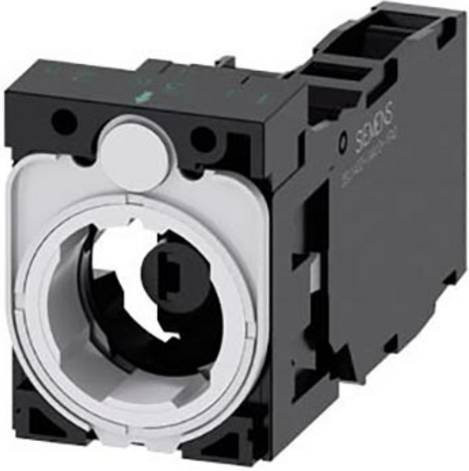 Siemens Halter für 3 Module mit 1 Öffner und 1 Schließer in Blau - Bild 1