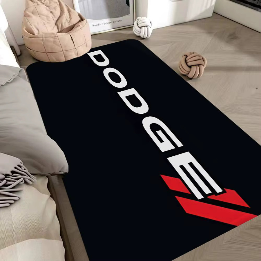 D-Dodges Retro Room Mat Multiple Choice Teppich in Schwarz und Multicolour, rutschfest, B: 60 cm, T: 40 cm - Bild 3