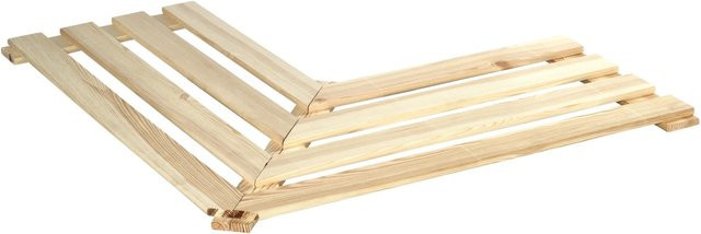 OBI Holz-Eckregalboden aus Nadelholz in Braun, B/T/H: 80,1 x 36 x 2,4 cm - Bild 1