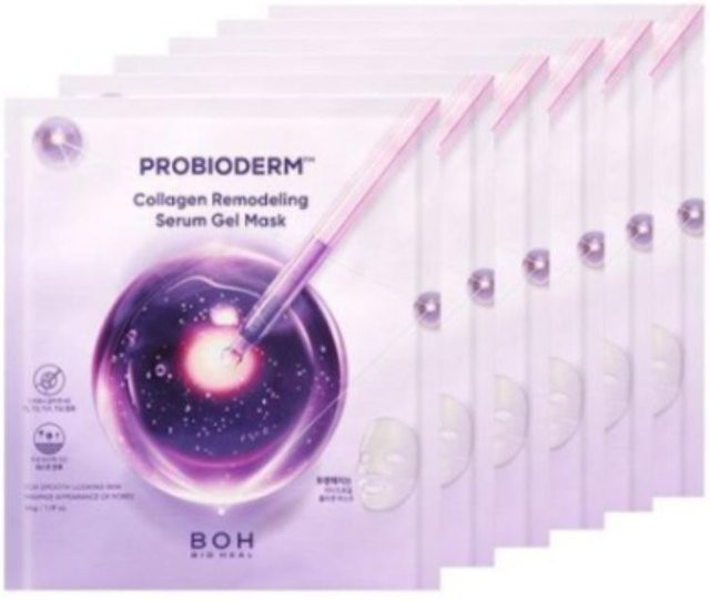 BIOHEAL BOH Probioderm Collagen Remodeling Serum Gelmaske, 6 x 34 g - Bild 1