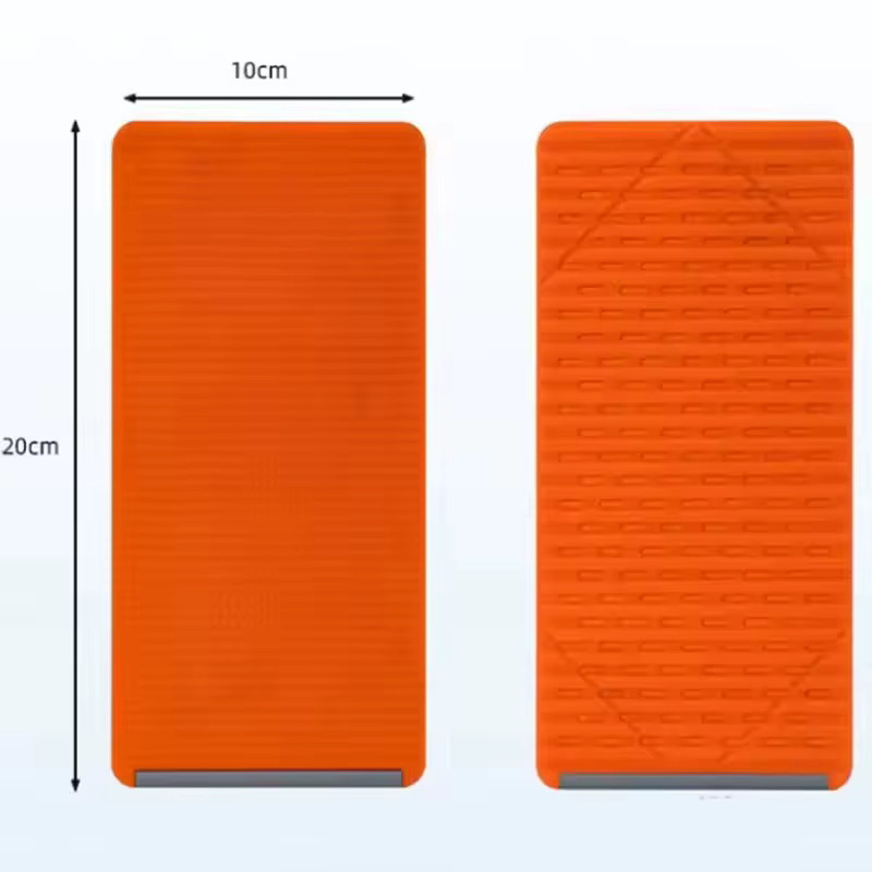 Universeller faltbarer und flexibler Silikon-Handyständer in Schwarz oder Orange, mehrfach winkelverstellbarer und biegbarer Tischhalter für dein Smartphone - Bild 6