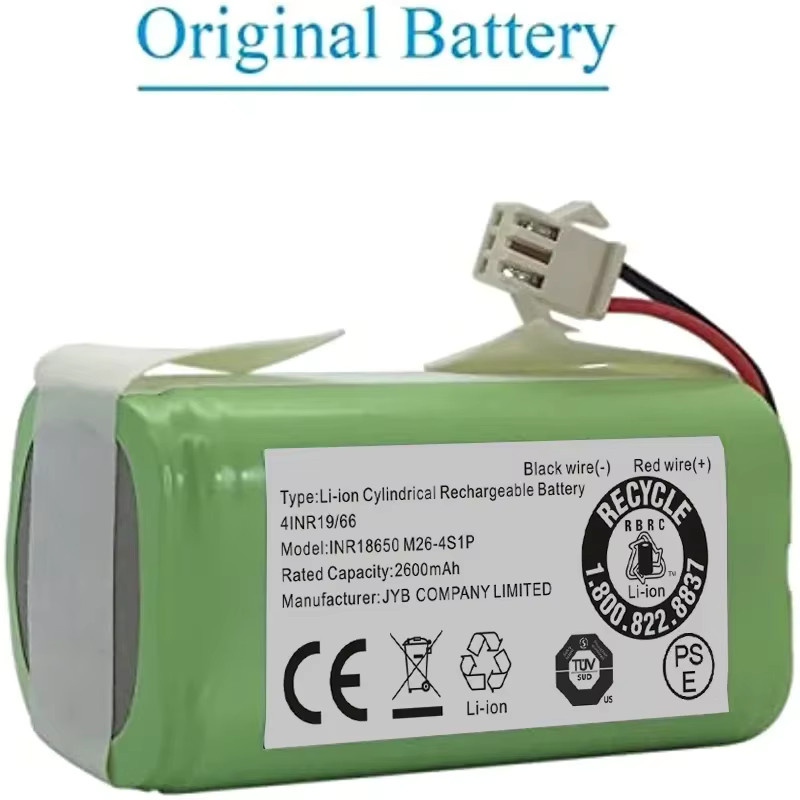 Aleaivy Li-Ionen-Ersatzakku 14,4 V 2600 mAh in Grün für Conga 990/1090, Ecovacs Deebot N79/N79S/DN622 und Eufy RoboVac 11/11S/30 - Bild 2