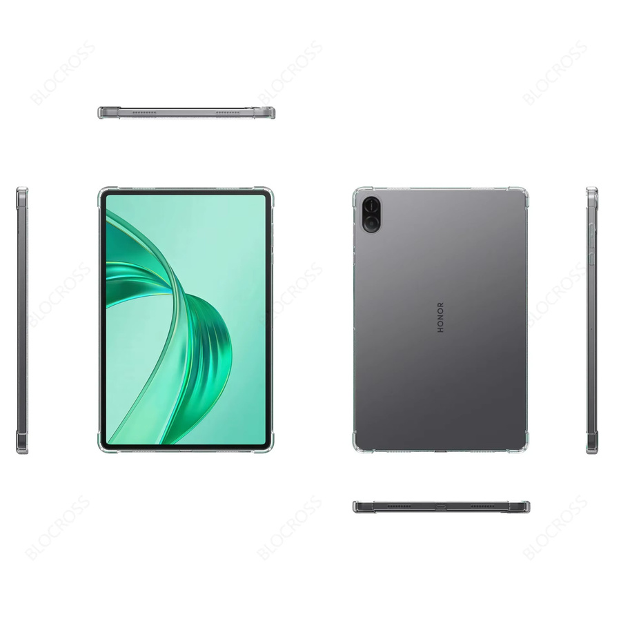 Transparente TPU-Schutzhülle für Honor Pad Modelle in Transparent und Grau - Bild 2