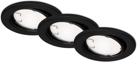 BRILONER Einbauleuchte FIT MOVE LED, schwarz, Durchmesser: 8,6 cm, 4,9 W, 6.500 K, dimmbar - Bild 1