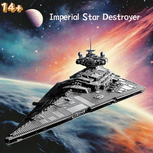 Hot Toys Star Wars Interstellarer Konflikt Sternenkreuzer Zerstörer, Baustein-Geschenkset, 4784 Teile, ab 14 Jahren - Bild 1