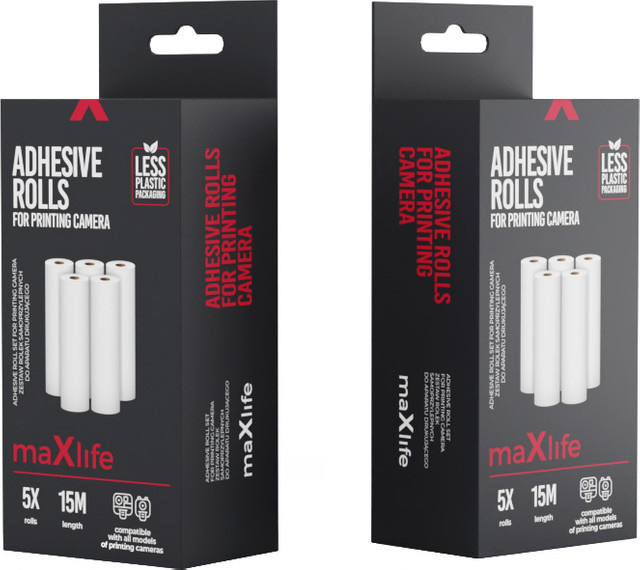 MaXlife Fotopapier MXPC-100 Thermopapier, 5er Set, Weiß - Bild 1