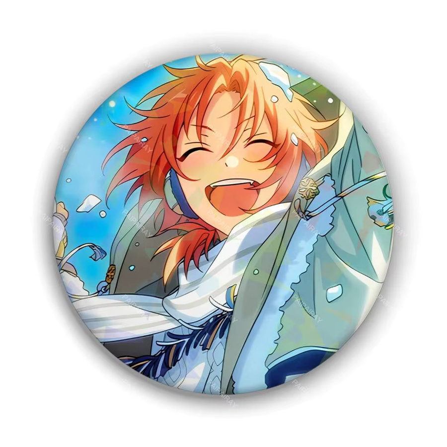 Anstecknadel Tsukinaga Leo IDOL Ensemble Sterne Runde Abzeichen - Bild 3