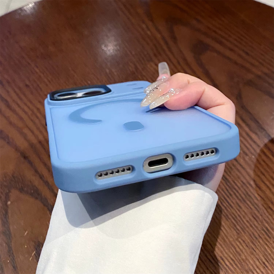Stoßfeste MagSafe Hülle für iPhone 17, 16, 15, 14, 13, 12, 11 Pro Max mit magnetischer kabelloser Ladung, bunt - Bild 4