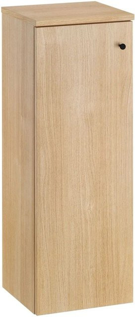 Erst-Holz Bad-Kommode in Eiche Dekor, Wandmontage, Braun, B/T/H: 36 x 33 x 113 cm - Bild 1