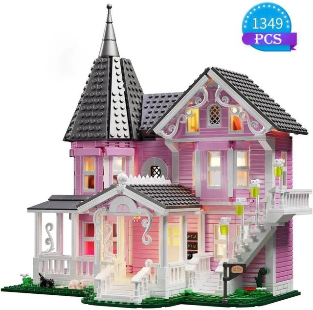 Discover Intime Coraline Rosa Palast, Baustein-Sammlung, 1.349 Teile, ab 6 Jahren - Bild 1