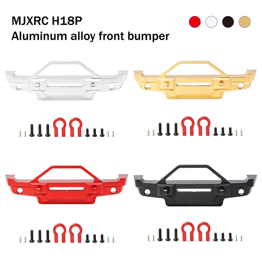 MJX H18P Aluminium-Frontstoßstange, 1:18, Metall, Zubehör - Bild 2