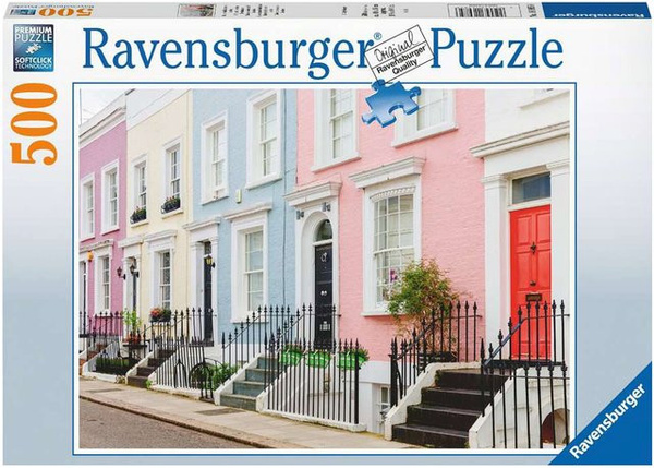 Ravensburger Bunte Stadthäuser in London, Puzzle, 500 Teile