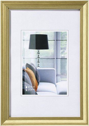 Walther Design Lounge Bilderrahmen Gold, B/H: 21 x 30 cm - Bild 1