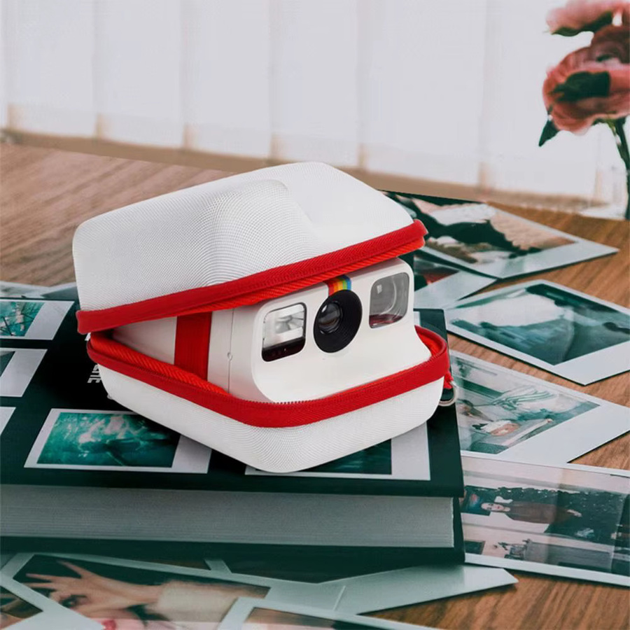 EVA-Aufbewahrungstasche für Polaroid Go Travel, stoßfeste Hartschalen-Tragetasche in Schwarz - Bild 3