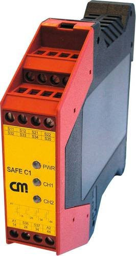 CM Manufactory Nachschaltgerät SAFE C1 in Rot mit 24 V/DC Betriebsspannung - Bild 1