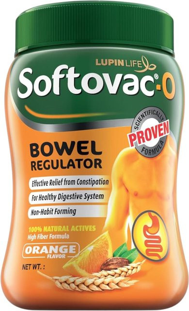 Softovac-O Isabgol Darmregulierendes Pulver, Orangengeschmack, 250 g - Bild 1