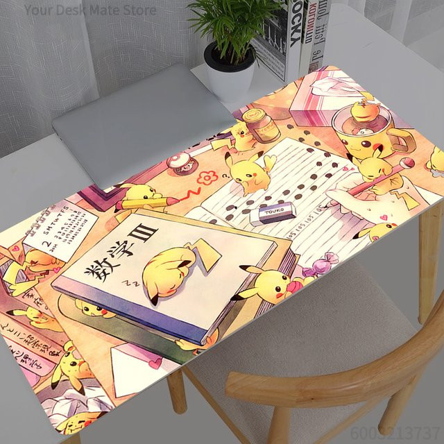 Potdemiel Pokemon Pikachu XXL Mauspad in Multicolour für Gamer und Gaming-Schreibtische - Bild 1
