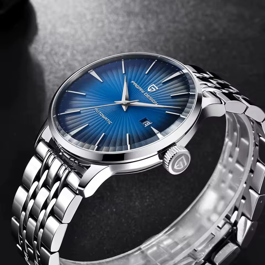 PAGANI DESIGN Armbanduhr, Automatik, Edelstahl, Gold, 43 mm, Herren - Bild 3