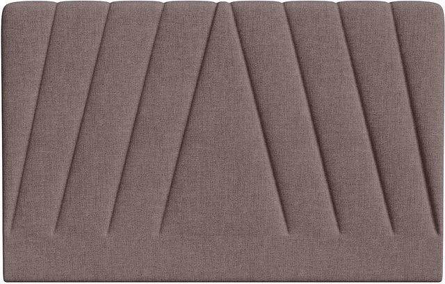 Vente-unique Bettkopfteil Lidama in Violett im Art Deco Design, Breite: 152 cm - Bild 1