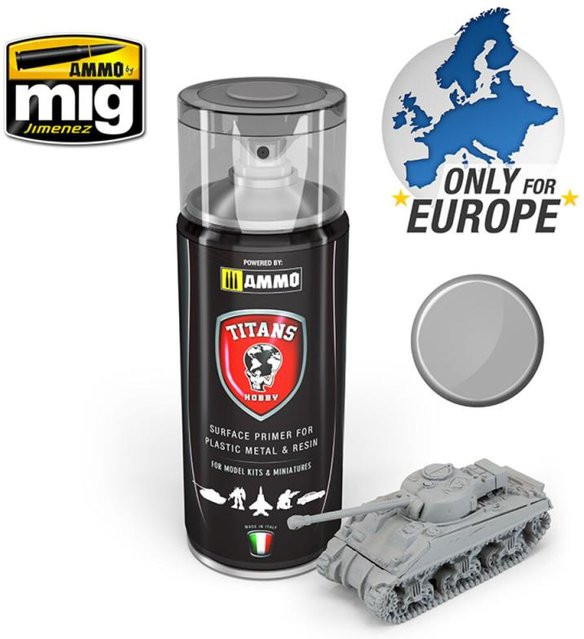 AMMO by MIG Jimenez Light Grey Matt Primer, Grau - Bild 1