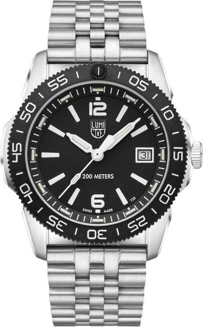 Luminox Armbanduhr Pacific Diver, Quarz, Edelstahl, 39 mm, Unisex, 20 ATM - Bild 1