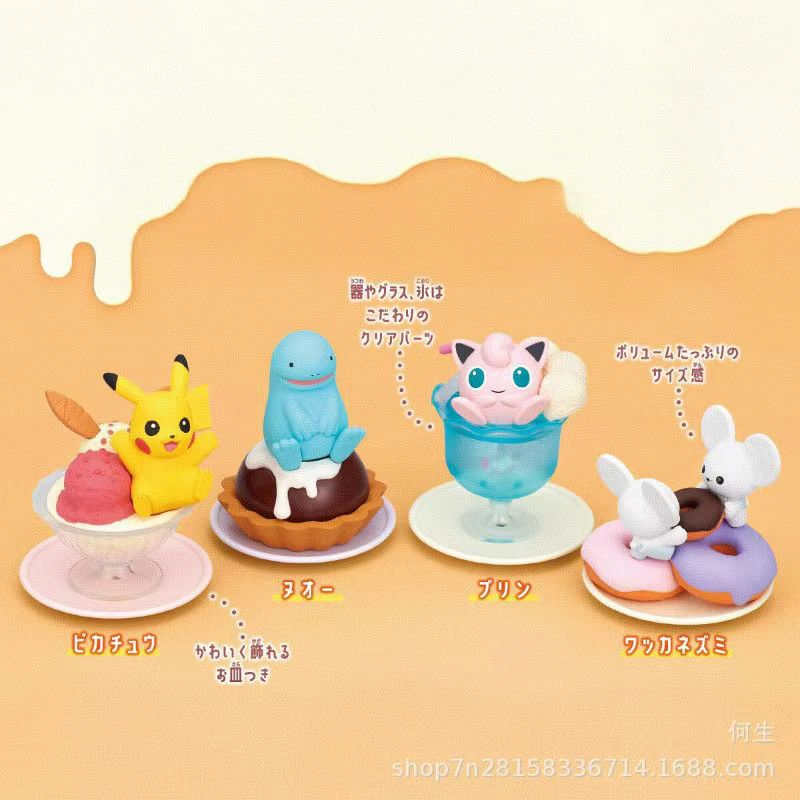 Pokemon Yummy Sweets Macot 6 Blindbox Eisbecher Anime-Figur zum Sammeln - Bild 5