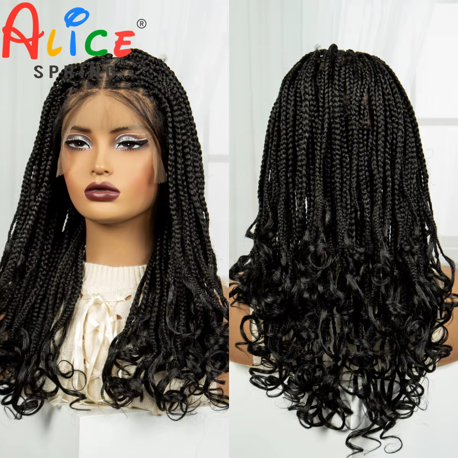 Alice Spring Knotless Box Braids Perücke mit Baby Hair, Damen - Bild 2