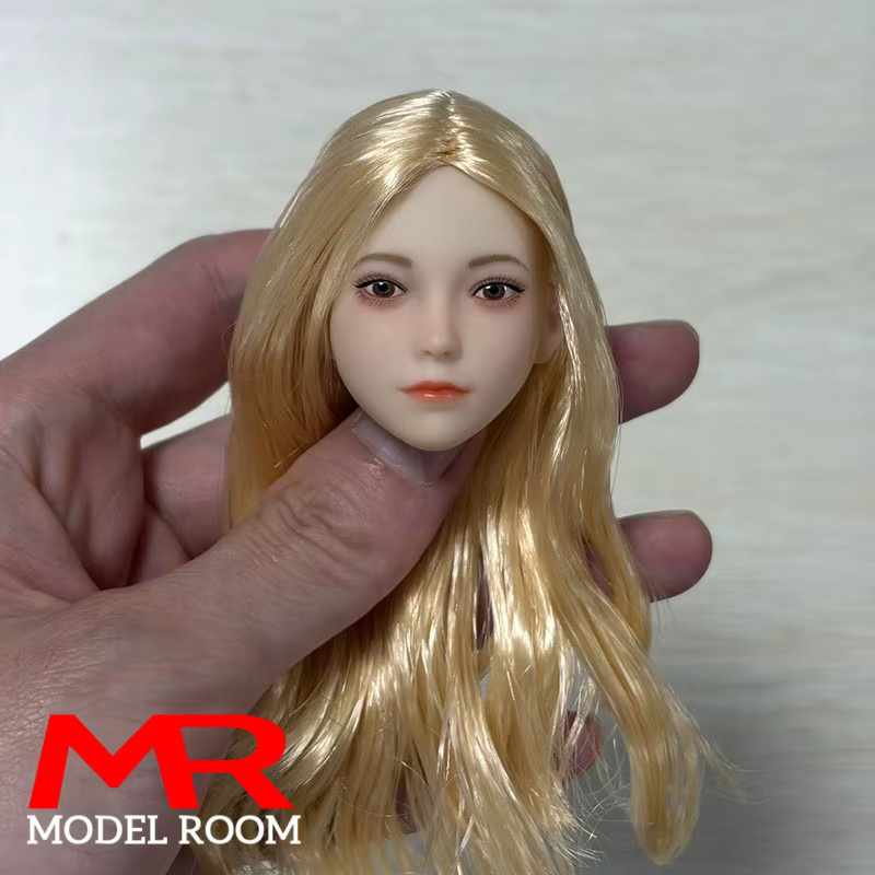 MAK Anime-Mädchen Make-up Kopfskulptur Modell, 1/6 Maßstab, Heller Hautfarbe, Zubehör - Bild 2
