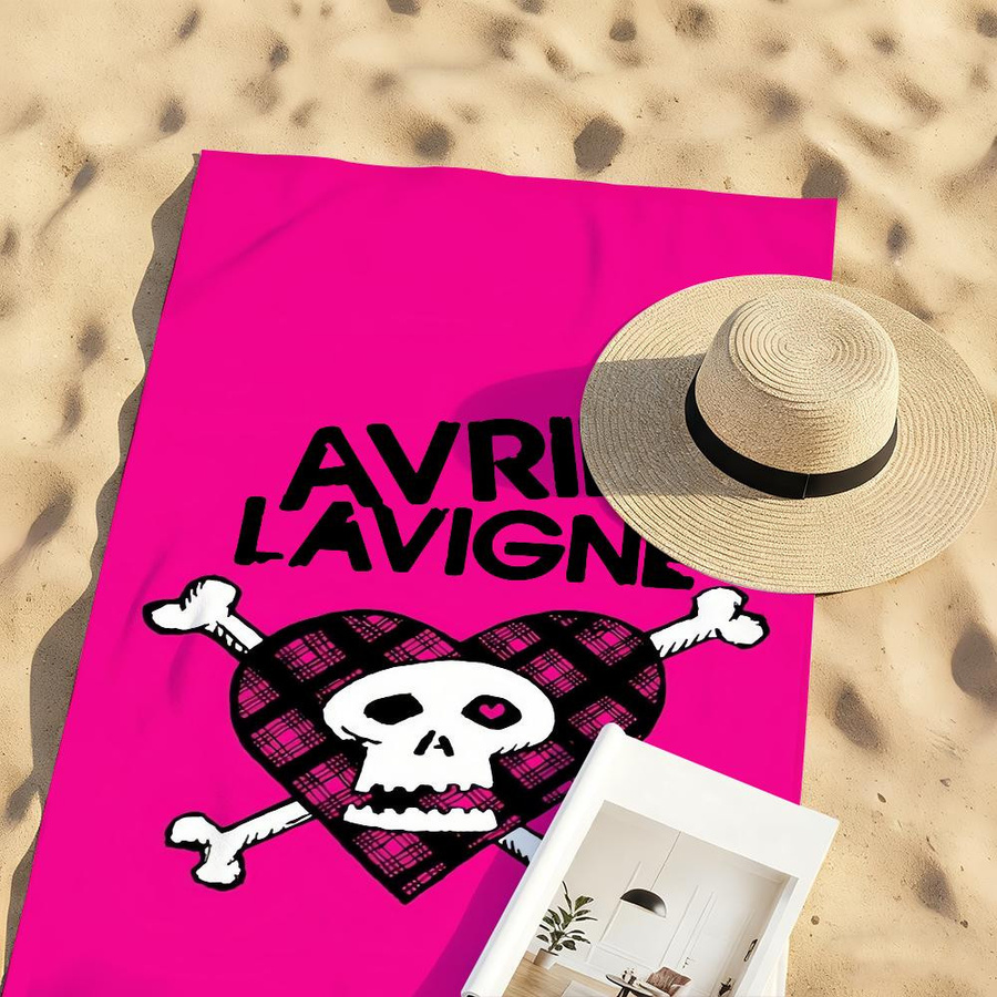 Avril Lavigne Let Go Musikhandtuch schnelltrocknend für Sport, Fitnessstudio und Strand, Breite: 40 cm, Höhe: 60 cm - Bild 3