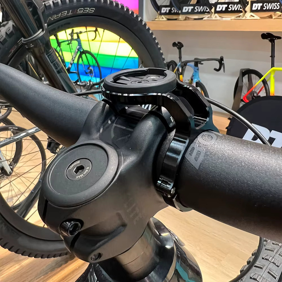 FOURIERS Fahrradlenker Computerhalterung aus Legierung in Schwarz für Edge 1000 Wahoo Elemnt Bolt iGPSPORT Bryton, Durchmesser: 31,8 mm oder 34,9 mm - Bild 3