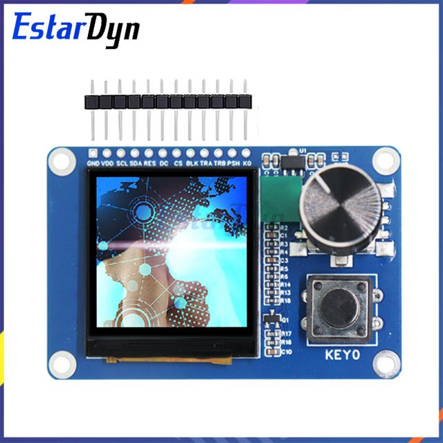 Estardyn 1,54 Zoll TFT LCD Display Modul mit EC11 Drehencoder-Taste in Blau, IIC/I2C SPI Schnittstelle, 240x240 Pixel für ESP32 ESP8266 DIY - Bild 1