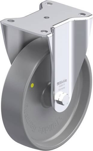 Blickle Stahlblech-Bockrolle BH-PO 200G-ELS in Grau mit 200 mm Rad-Durchmesser und 600 kg Tragfähigkeit - Bild 1
