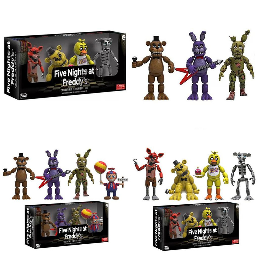 FernGlade Five Nights At Freddy's Pizza Simulator Actionfiguren 4-teiliges Set - Bild 2