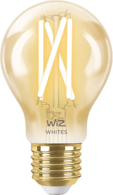 WiZ Smart Filament LED-Lampe Standard in Gold/Messing mit E27-Sockel, CCT Tunable White via WiFi und Bluetooth - Bild 1