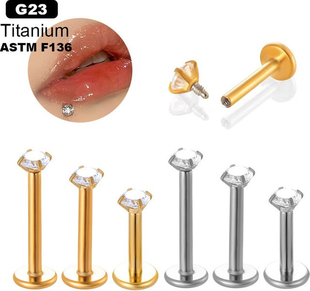 Mling Ohrstecker Titan, Zirkonia, Unisex - Bild 1