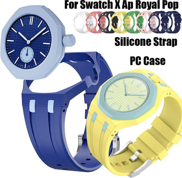 Swatch Uhrenarmband Silikon, PC-Gehäuse, Unisex - Bild 1