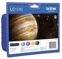 Brother LC1240 Value-Pack Tintenpatronen-Set für Tintenstrahldrucker, Farben: Schwarz, Cyan, Magenta, Gelb, Reichweite: 600 Seiten - Bild 2